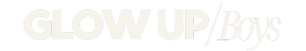 Logo du Blog Glow Up Boys blanc